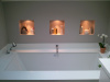 "Pure White" Caesarstone tub top