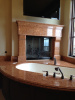 "Rosso Verona" Marble Fire place & Tub