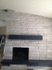 "Indiana Buff" Limestone fireplace